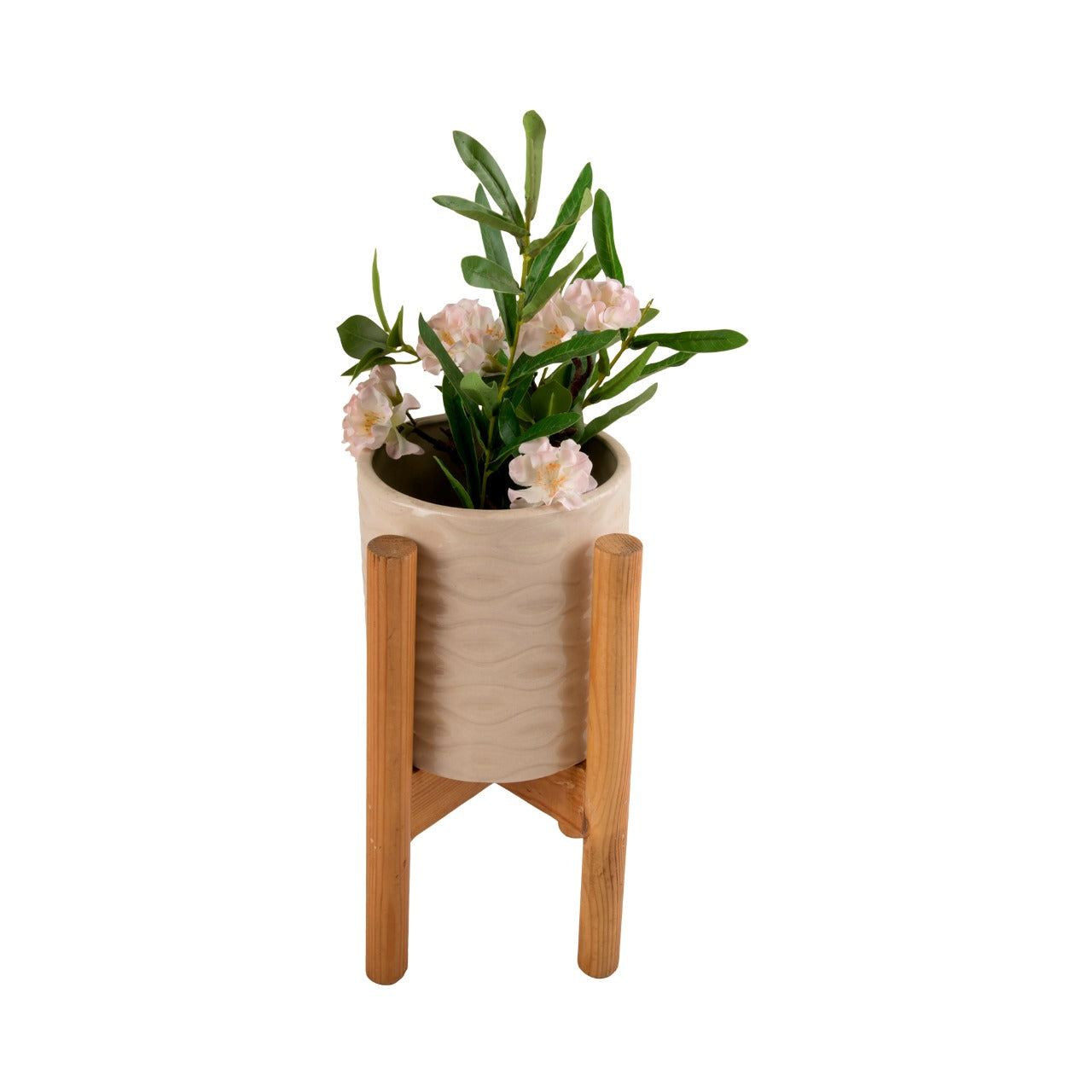 Indoor Ceramic and Wooden Planters