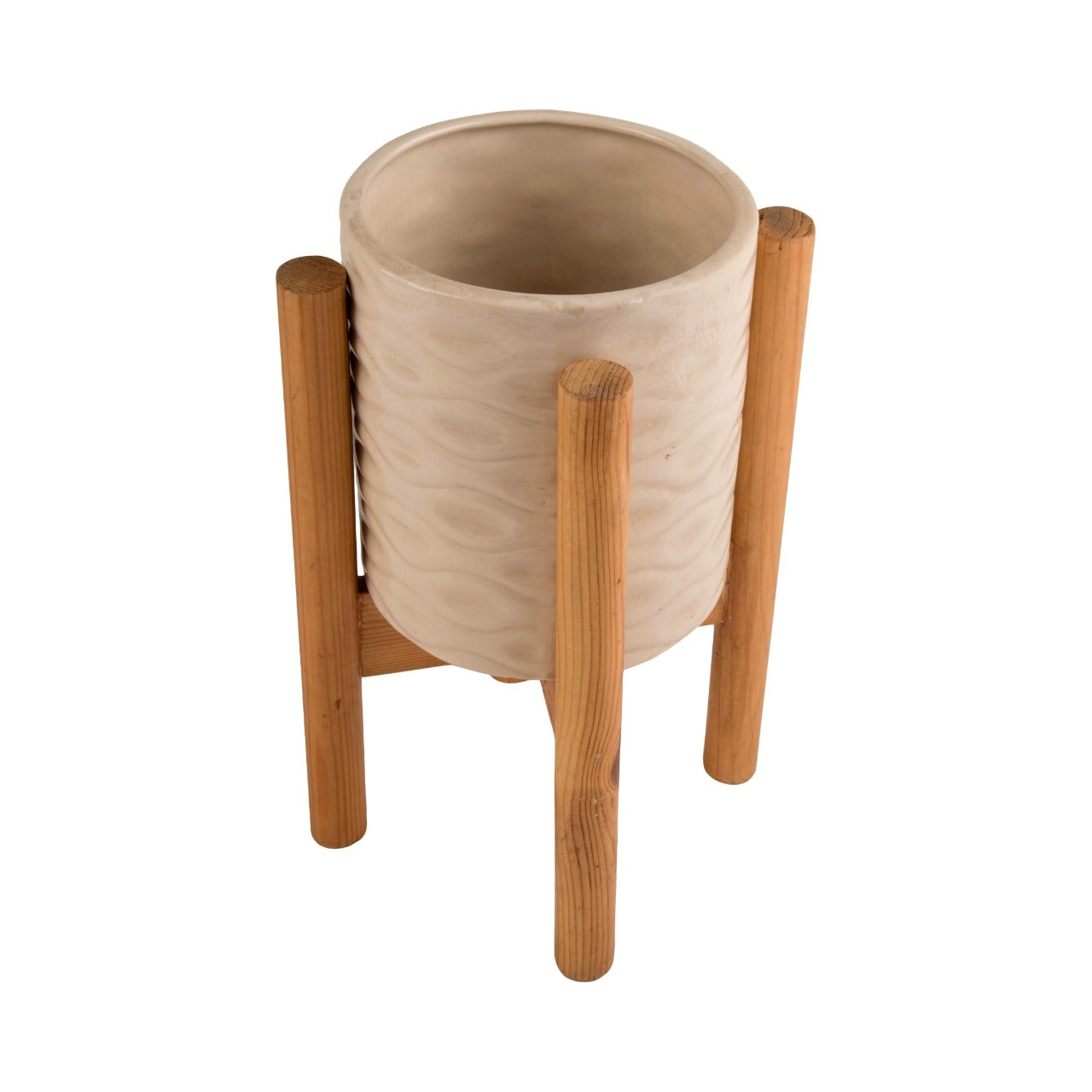 Indoor Ceramic and Wooden Planters