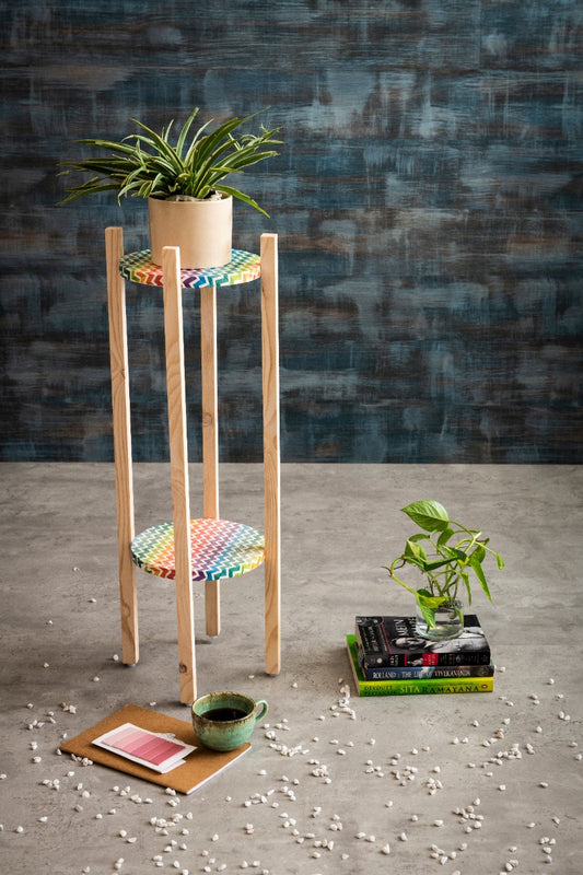 Wooden Planter Indoor Stand