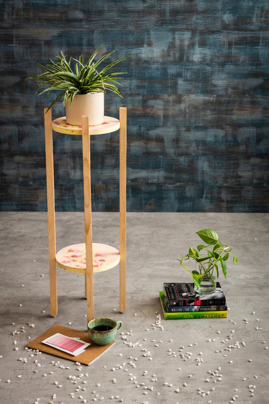 Wooden Planter Indoor Stand