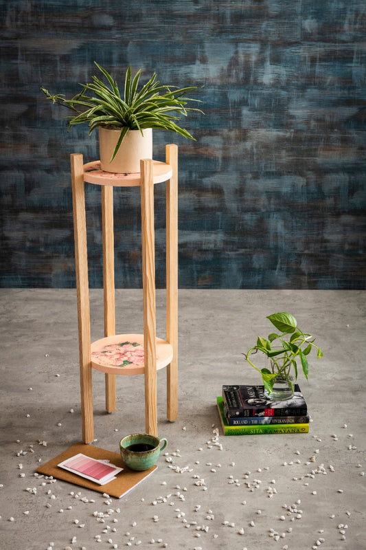 Wooden Planter Indoor Stand