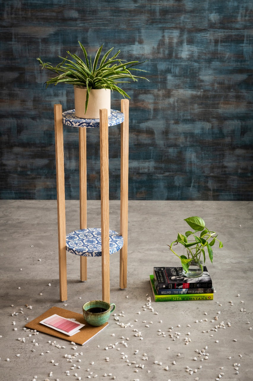 Wooden Planter Indoor Stand