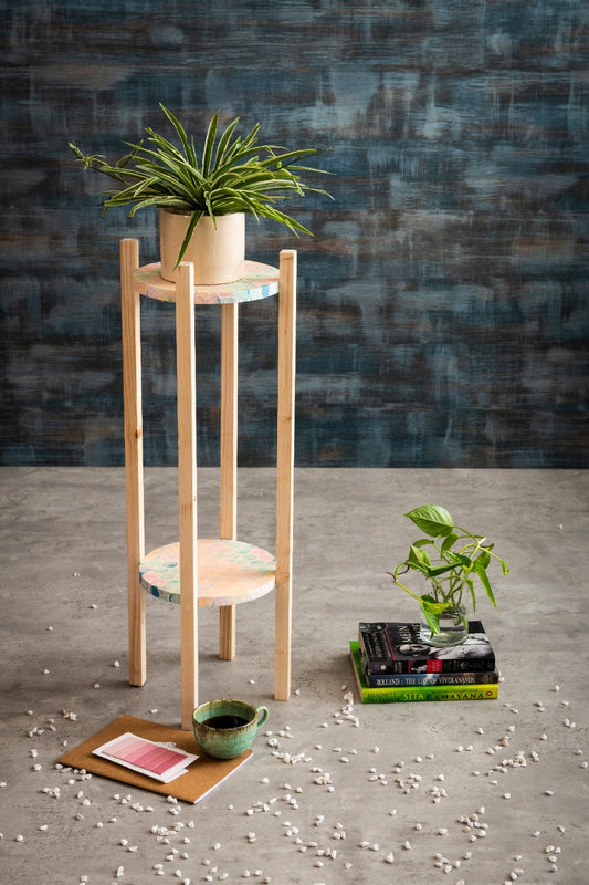 Wooden Planter Indoor Stand