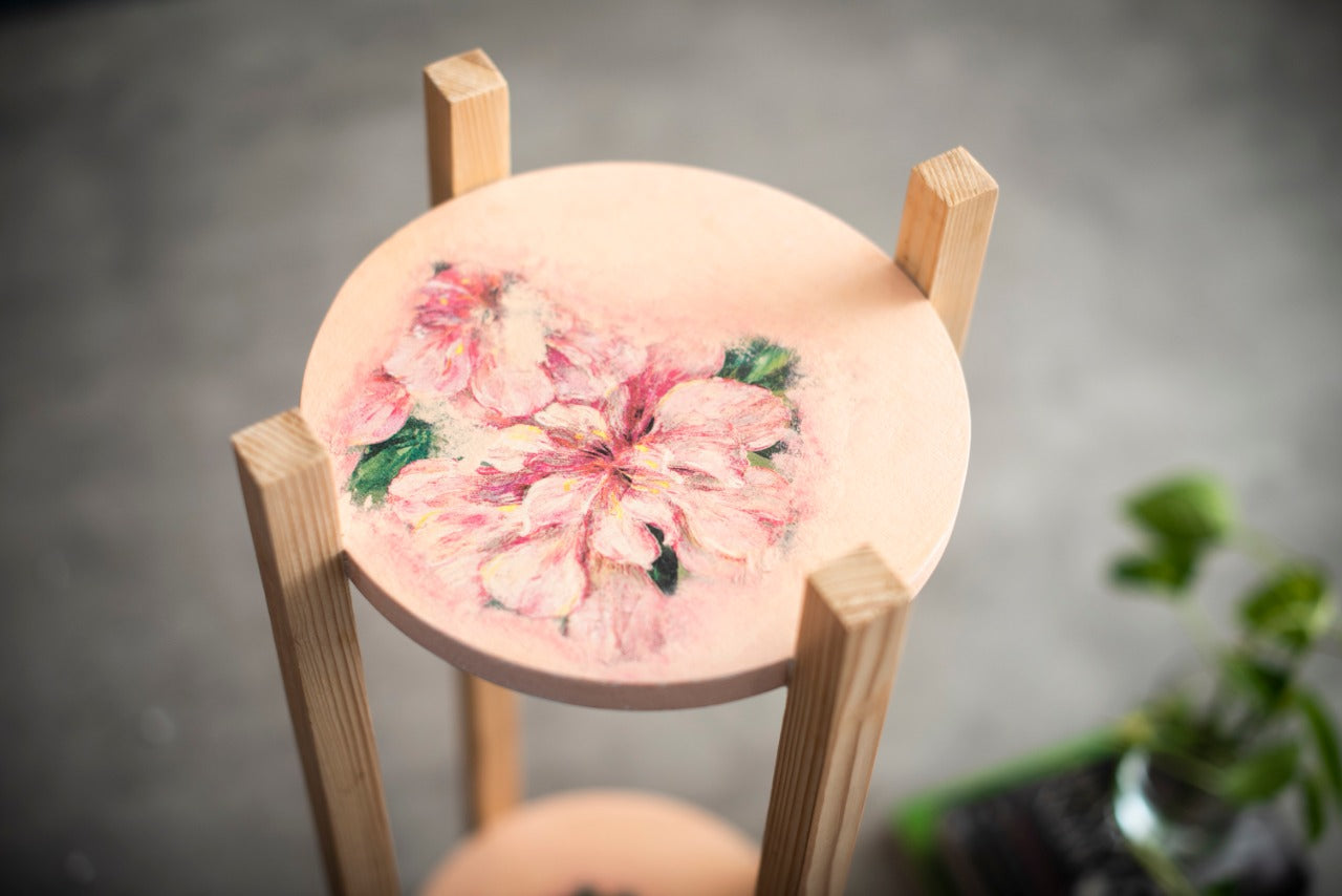 Wooden Planter Indoor Stand