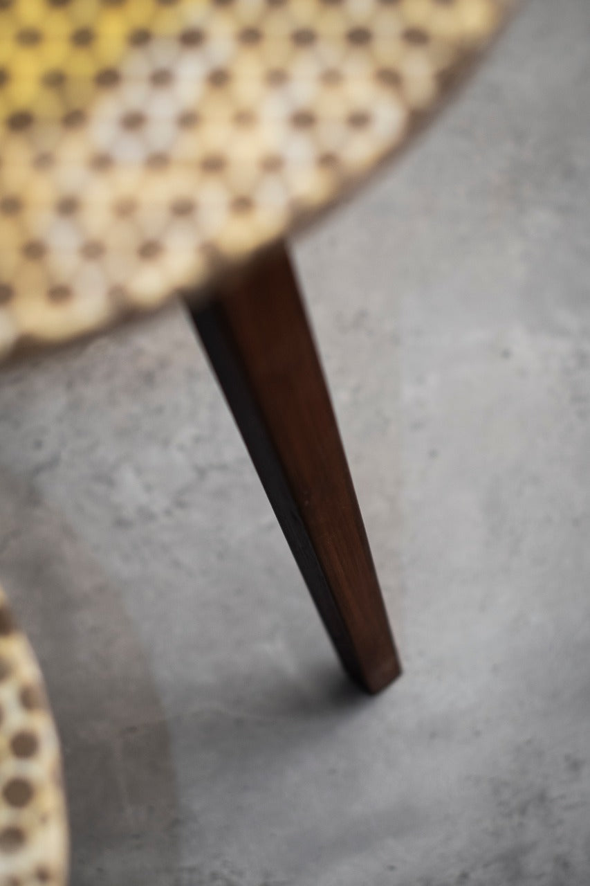 A Tiny Mistake Honeycomb Pattern Wooden Nesting Tables (Set of 2), Living Room Decor