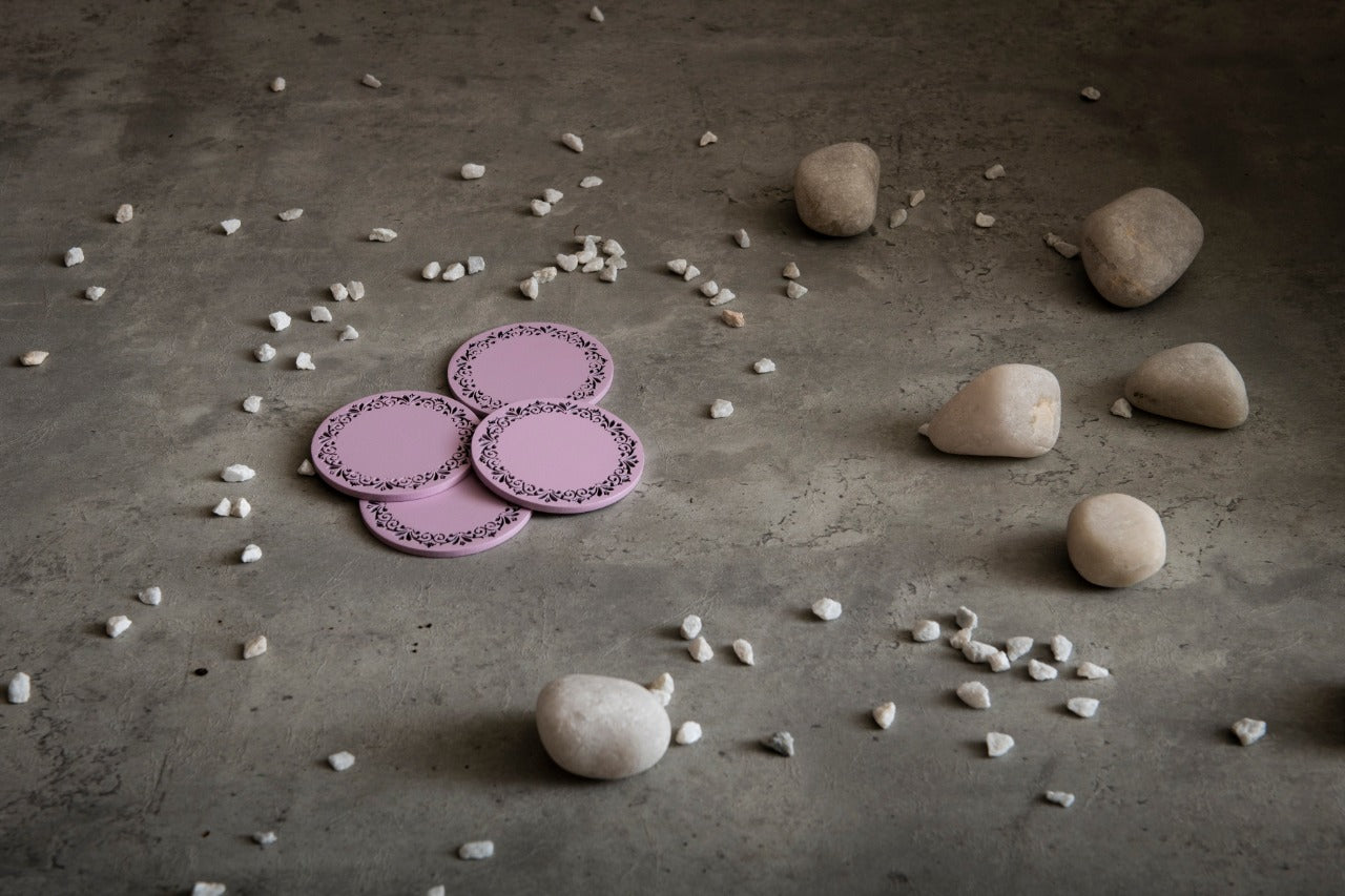 Set of 4 Coasters, Table Accessory