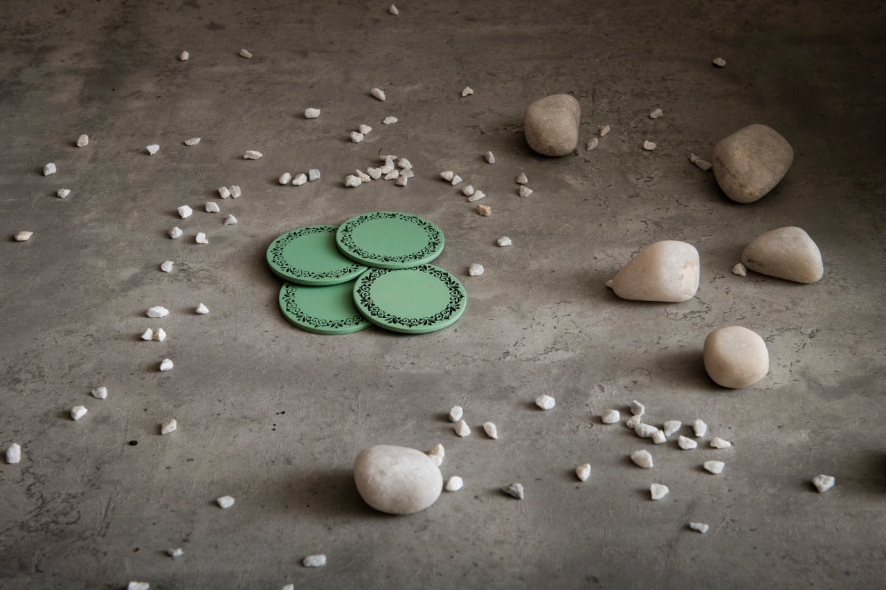 Set of 4 Coasters, Table Accessory