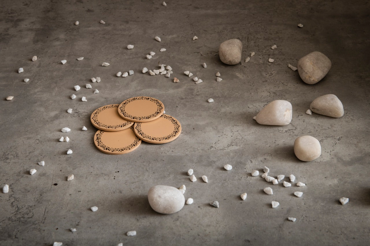 Set of 4 Coasters, Table Accessory