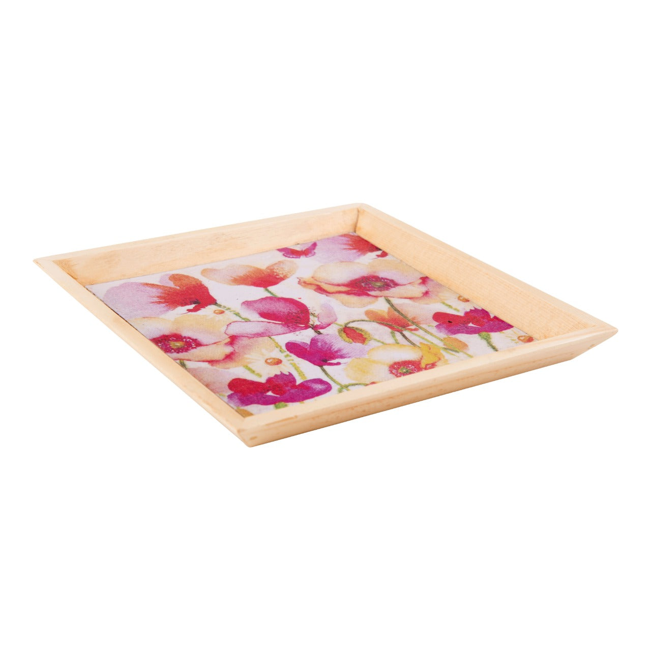 Wooden Tray, Decoupage Tray, Serving Tray