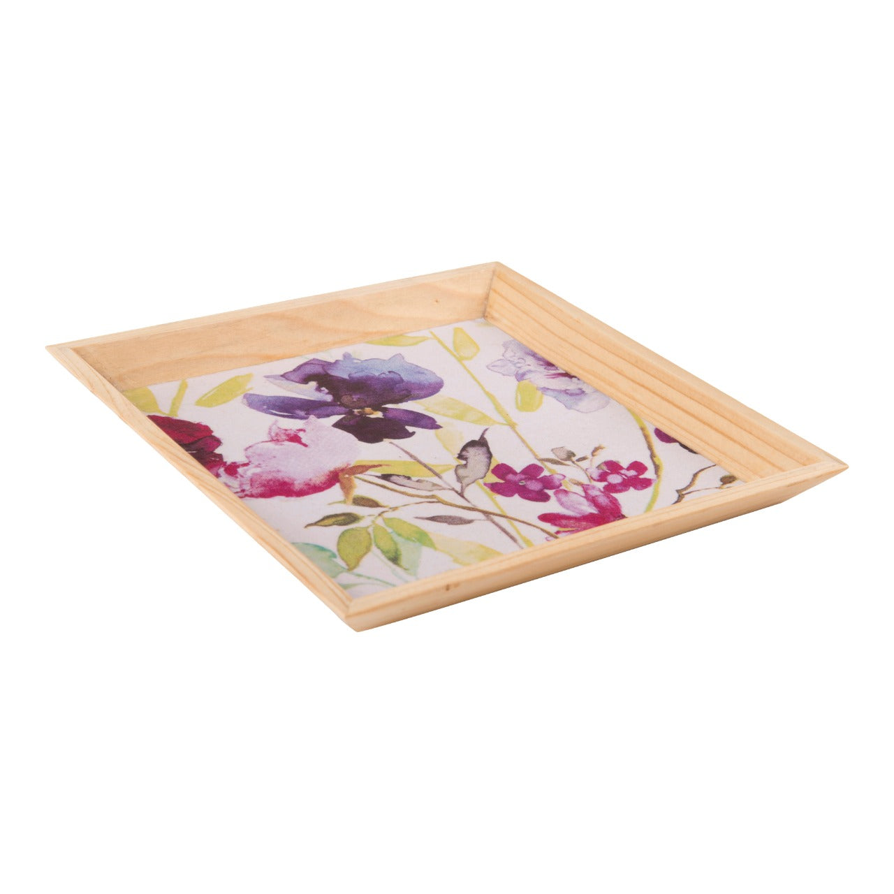 Wooden Tray, Decoupage Tray, Serving Tray