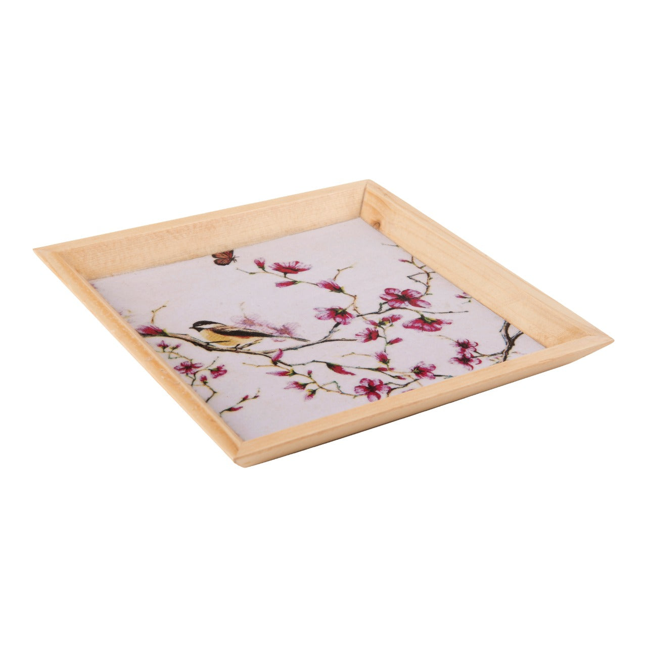Wooden Tray, Decoupage Tray, Serving Tray