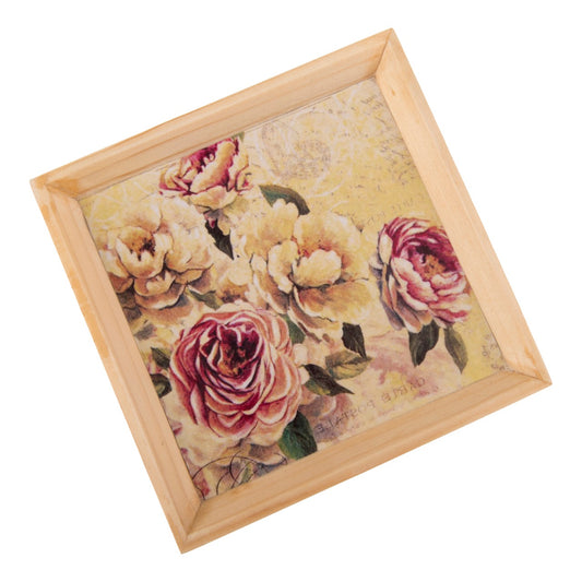 Wooden Tray, Decoupage Tray, Serving Tray