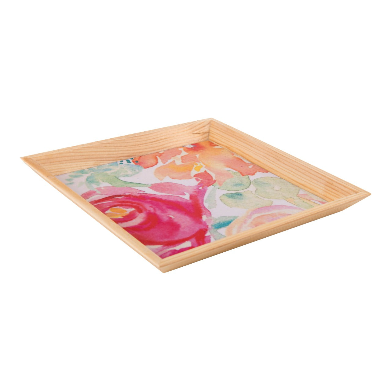 Wooden Tray, Decoupage Tray, Serving Tray