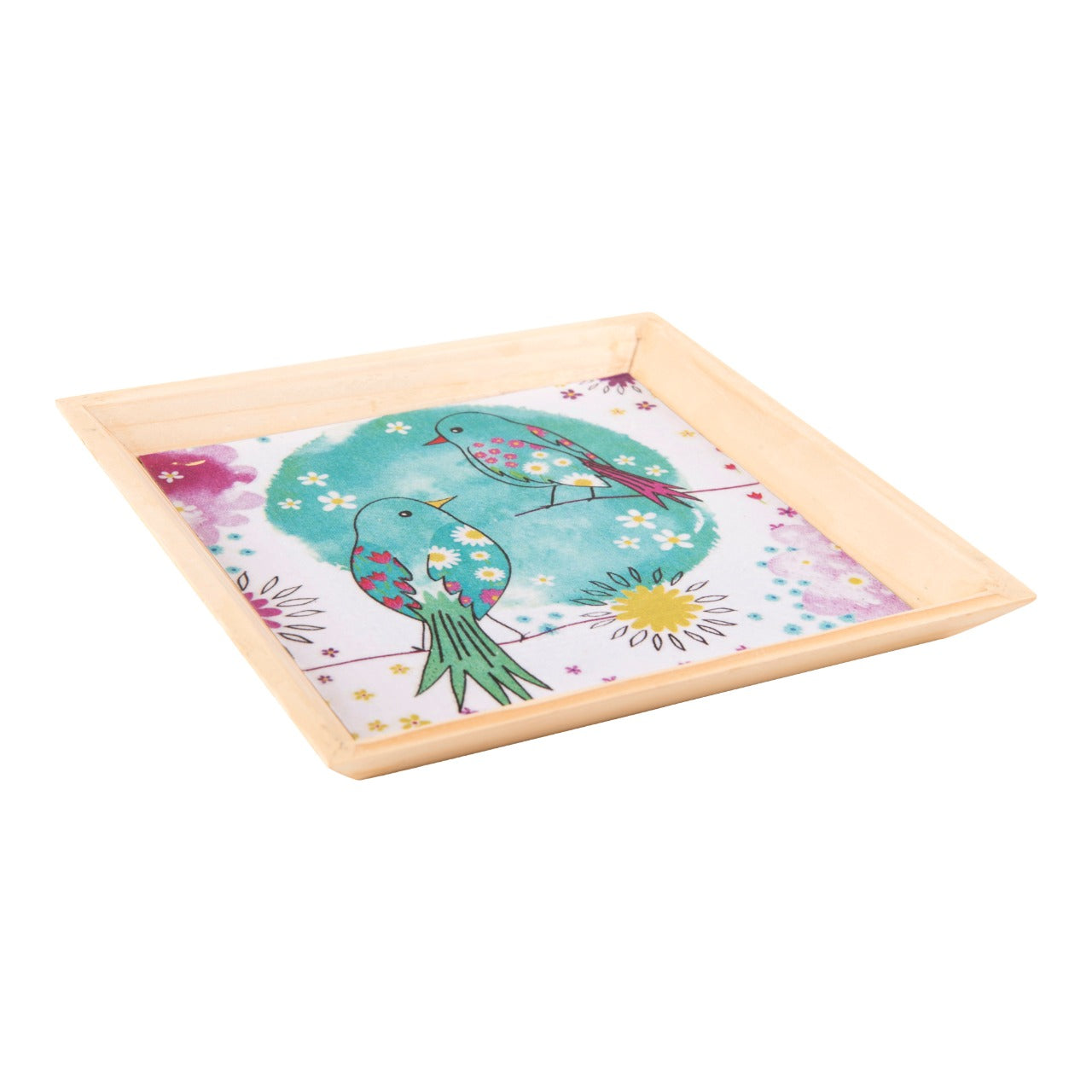 Wooden Tray, Decoupage Tray, Serving Tray