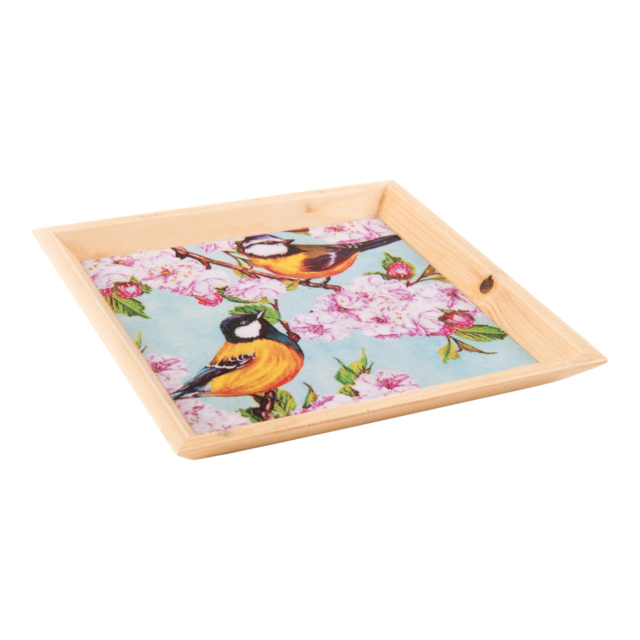 Wooden Tray, Decoupage Tray, Serving Tray