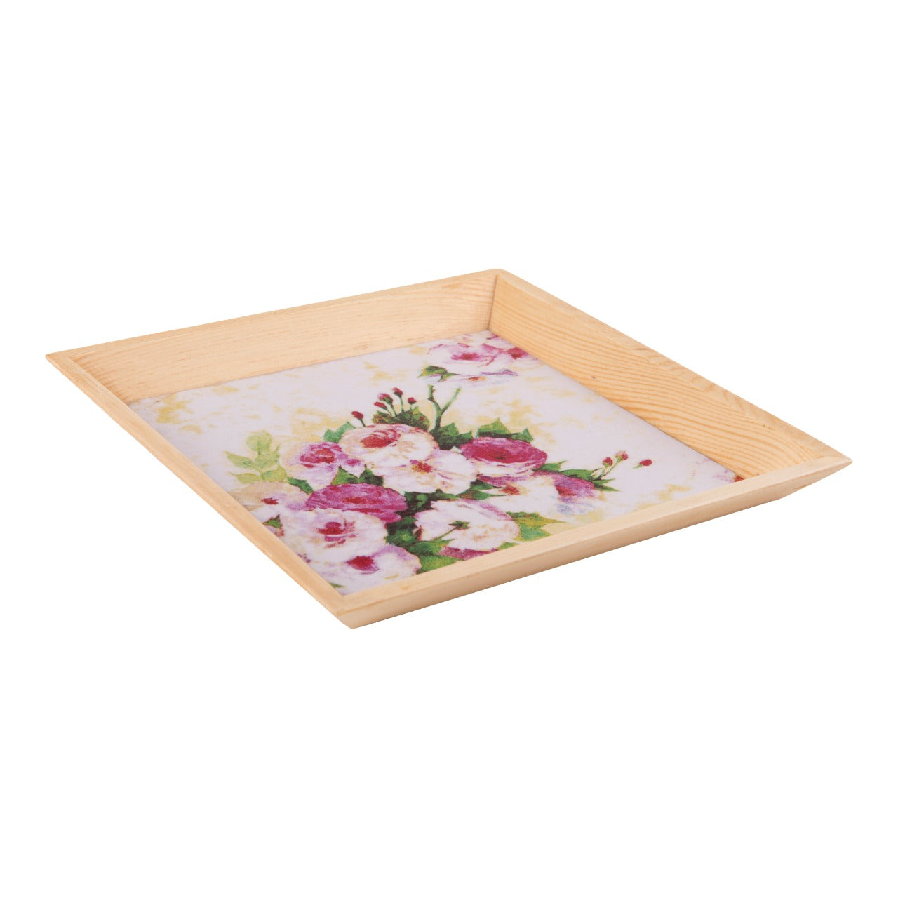Wooden Tray, Decoupage Tray, Serving Tray