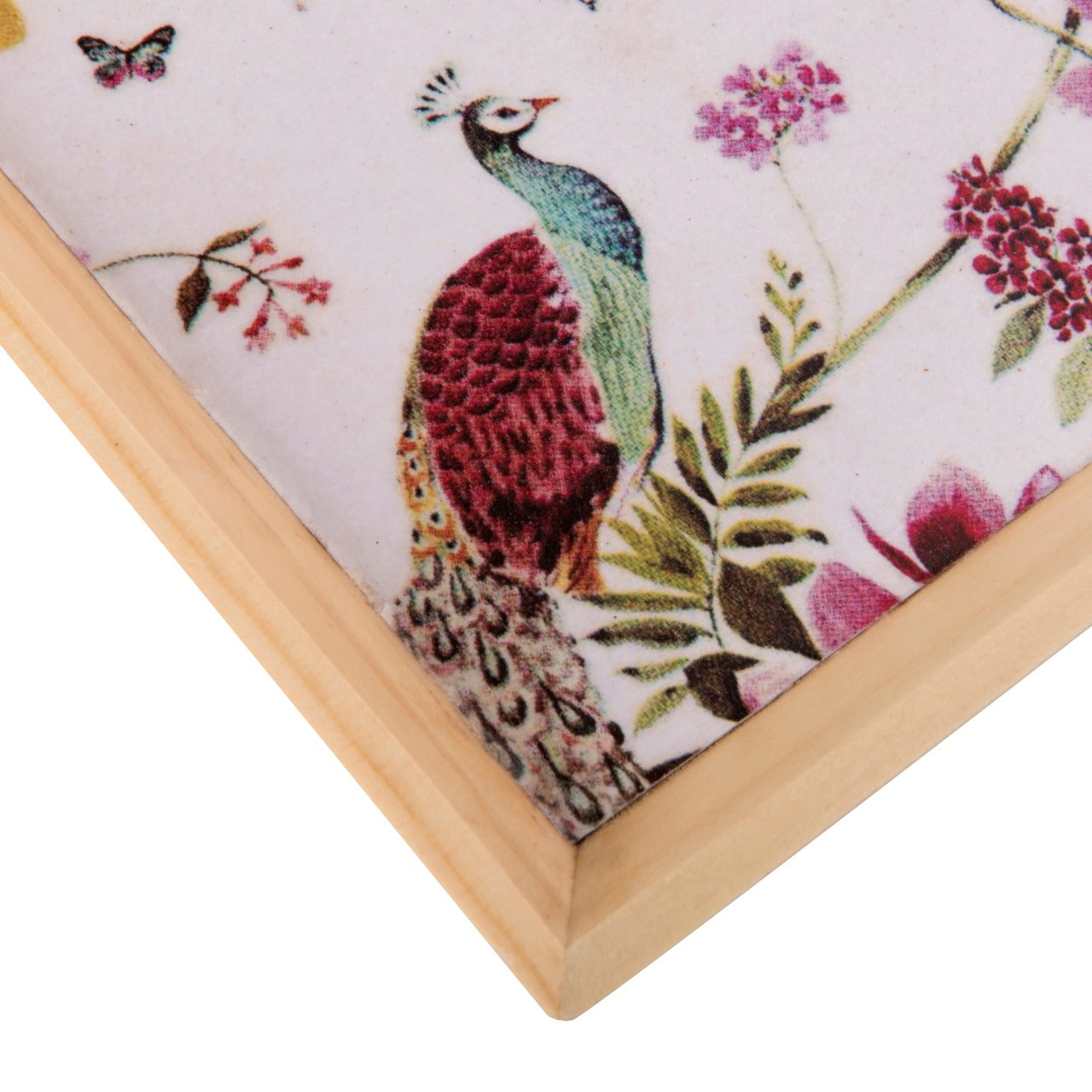 Wooden Tray, Decoupage Tray, Serving Tray