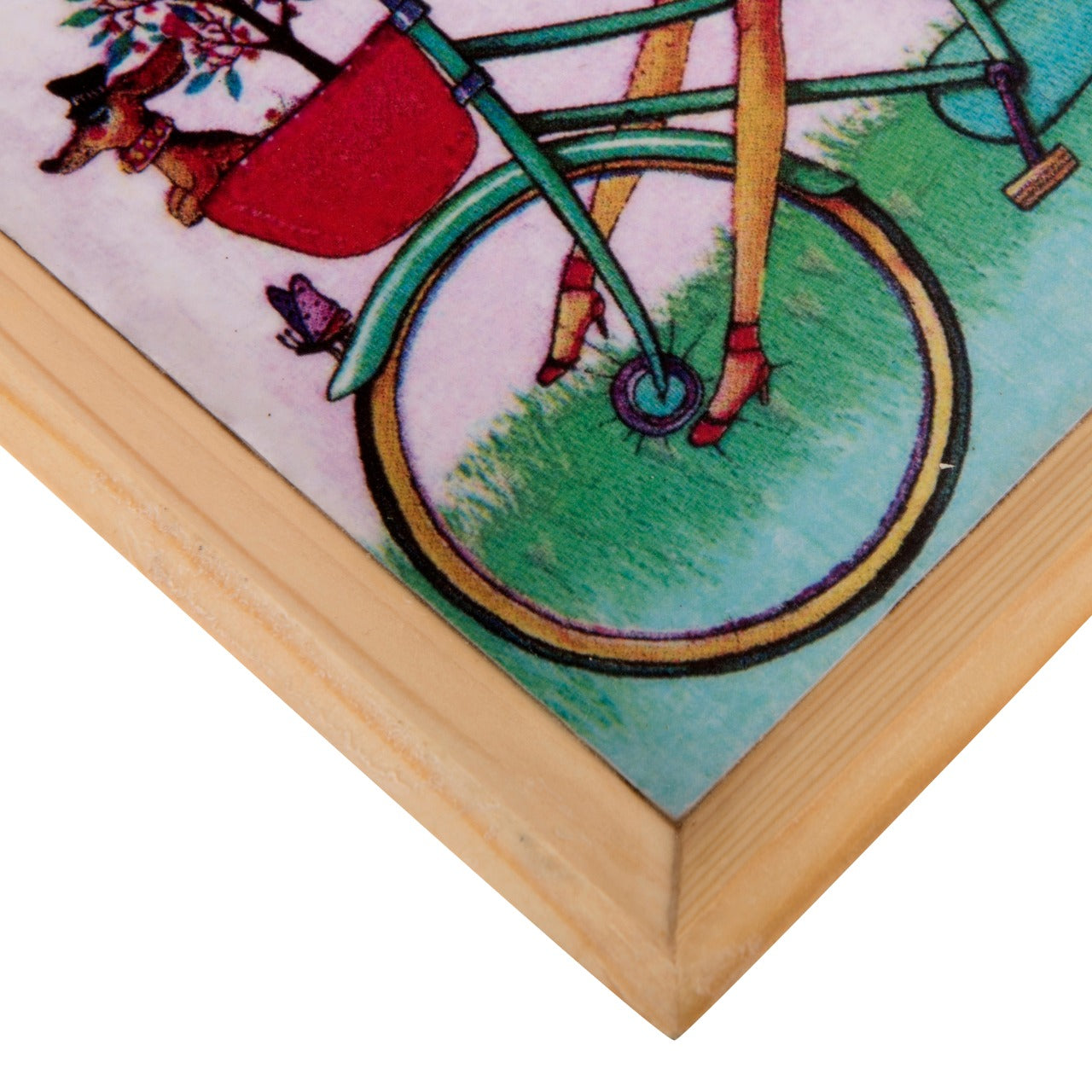 Wooden Tray, Decoupage Tray, Serving Tray