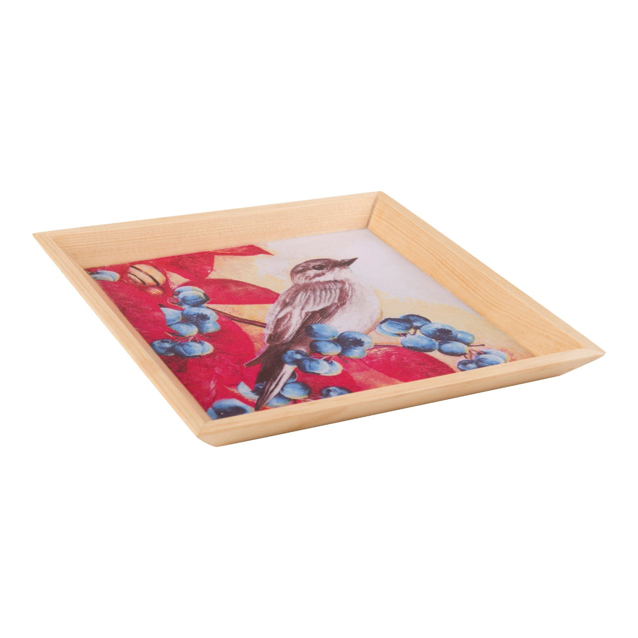 Wooden Tray, Decoupage Tray, Serving Tray