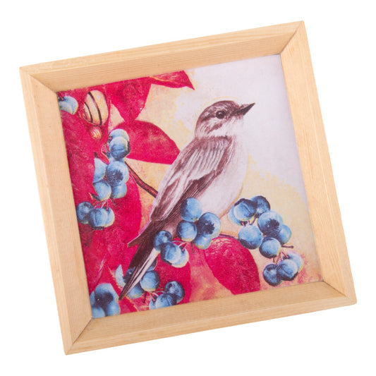 Wooden Tray, Decoupage Tray, Serving Tray