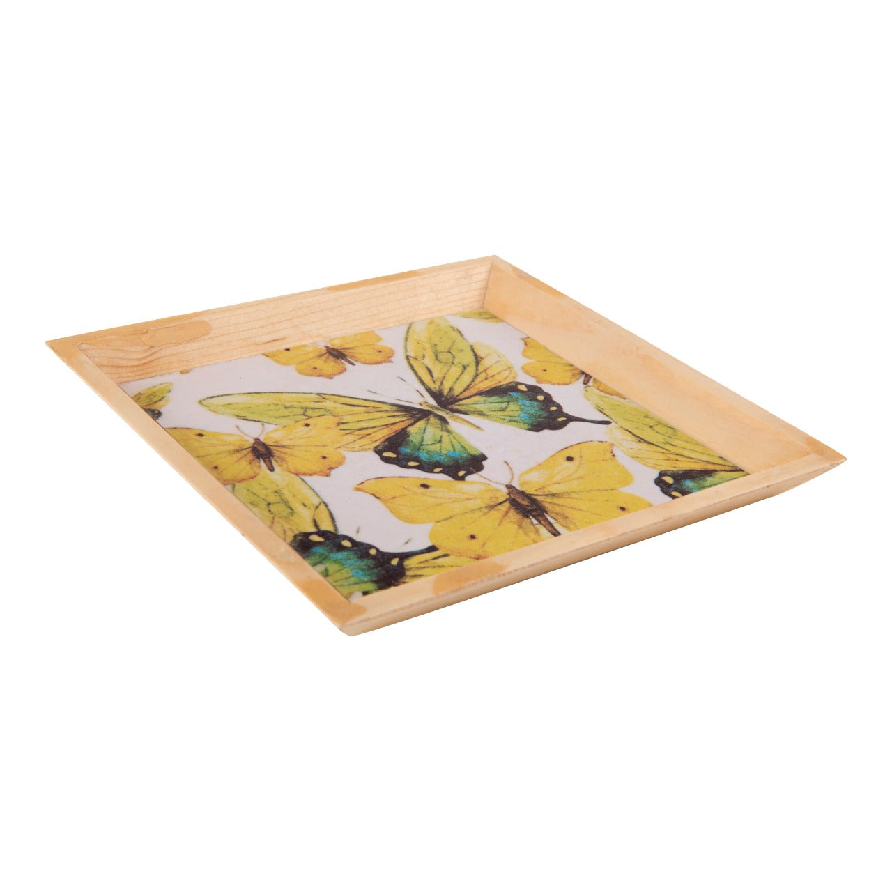 Wooden Tray, Decoupage Tray, Serving Tray