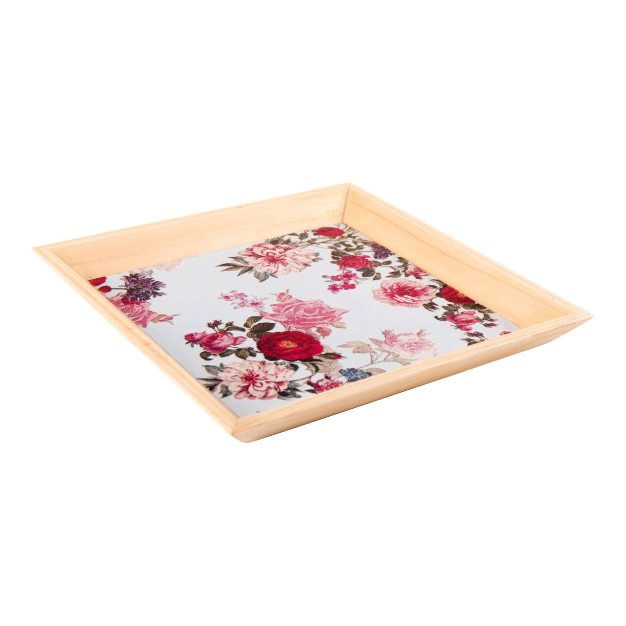 Wooden Tray, Decoupage Tray, Serving Tray