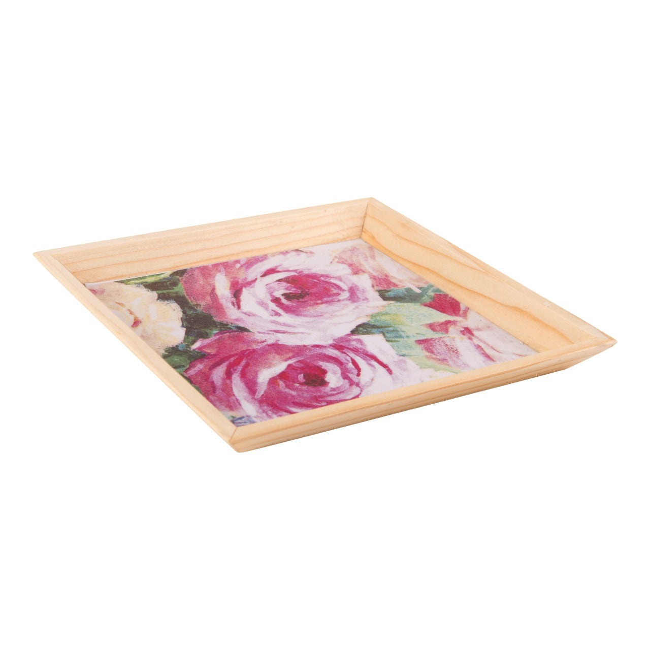 Wooden Tray, Decoupage Tray, Serving Tray