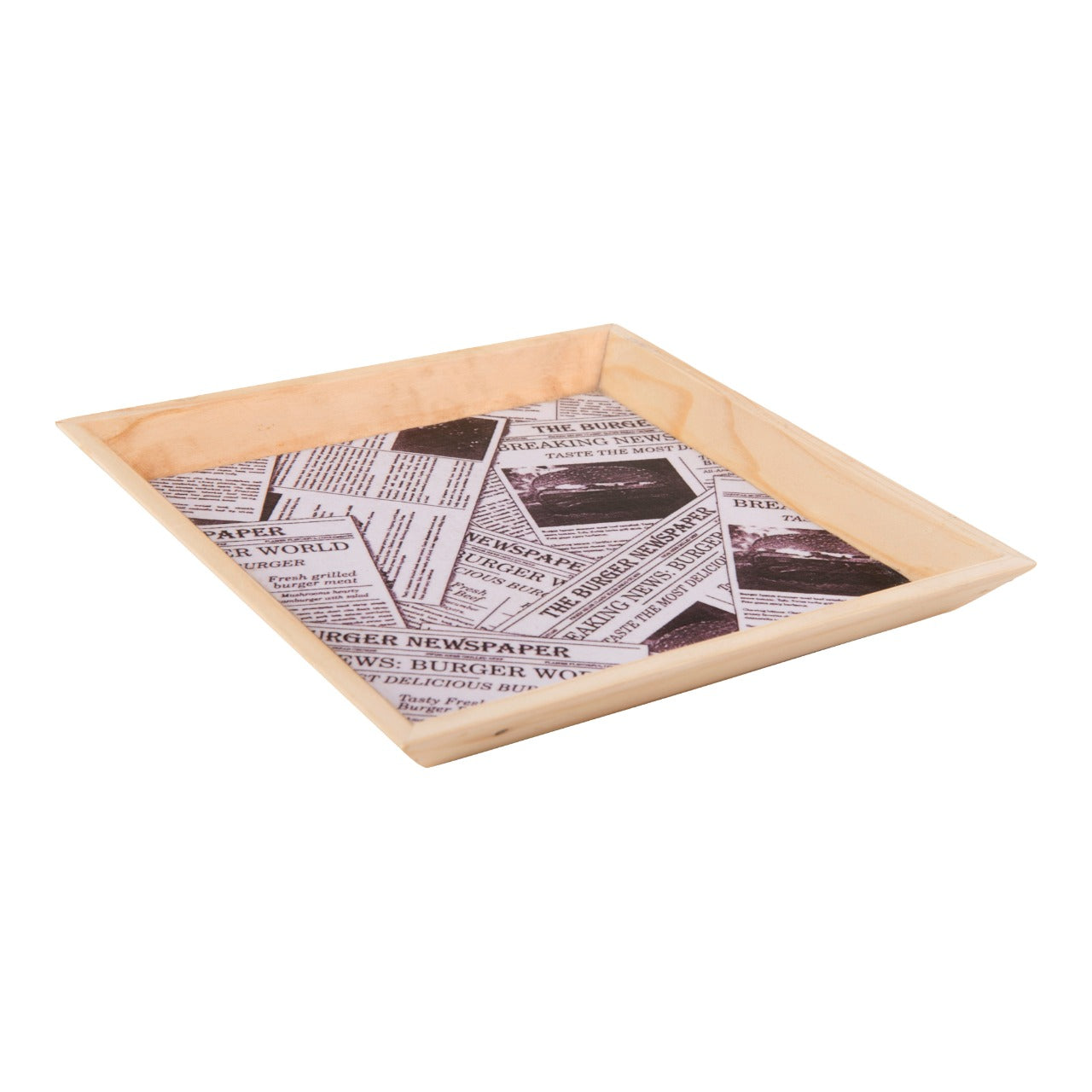 Wooden Tray, Decoupage Tray, Serving Tray