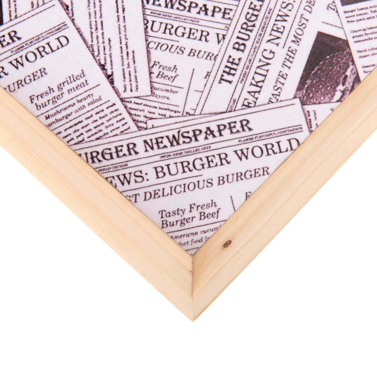 Wooden Tray, Decoupage Tray, Serving Tray