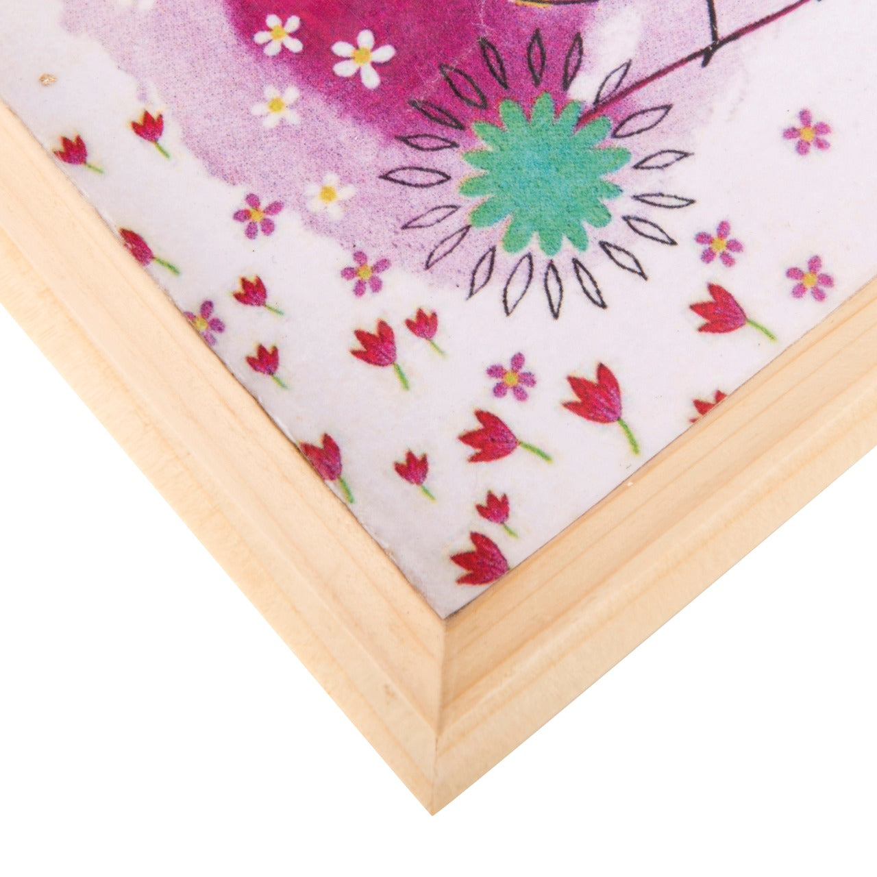 Wooden Tray, Decoupage Tray, Serving Tray