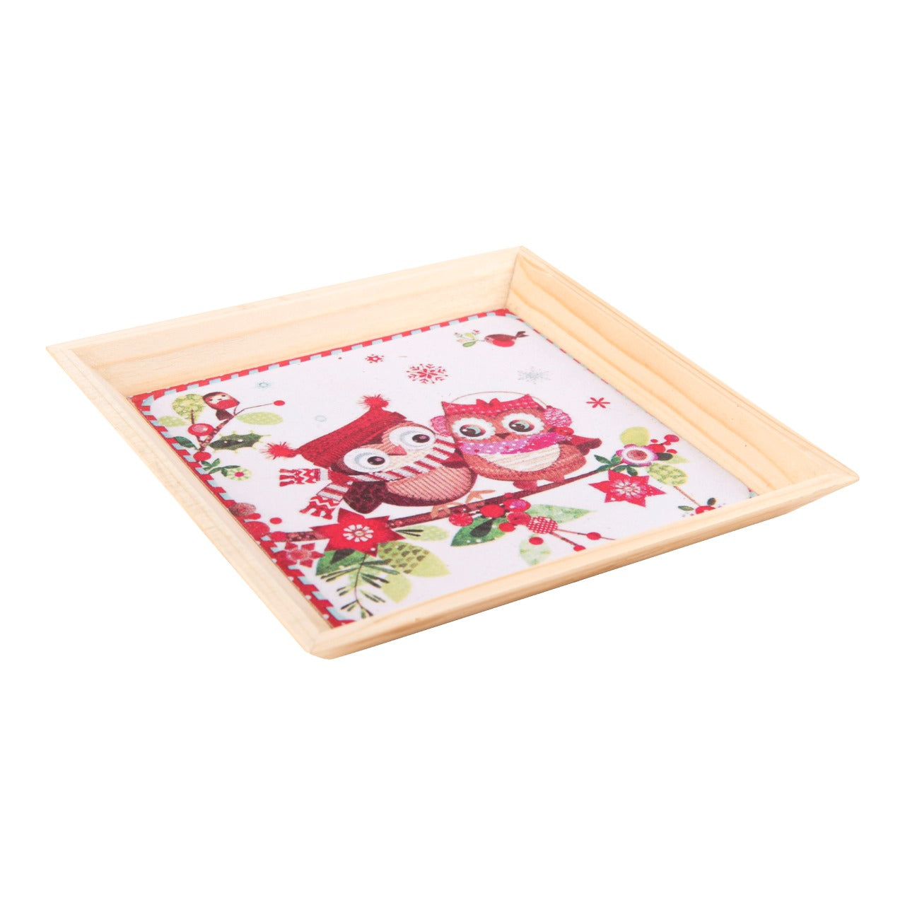 Wooden Tray, Decoupage Tray, Serving Tray