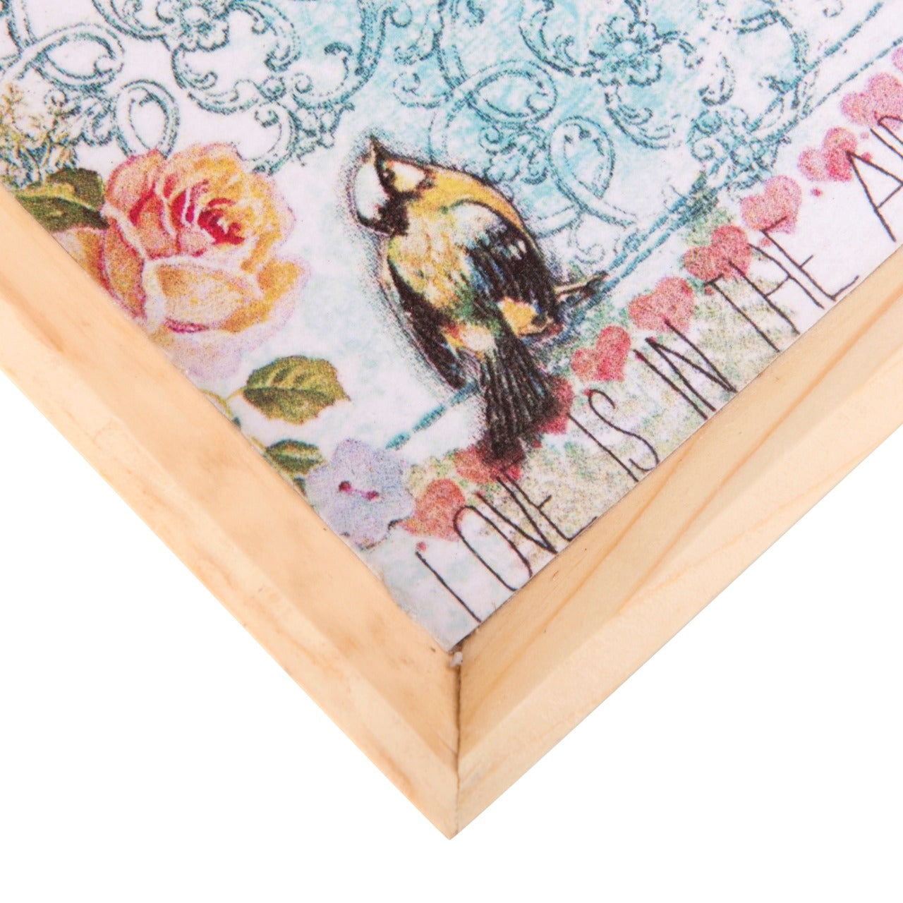 Wooden Tray, Decoupage Tray, Serving Tray
