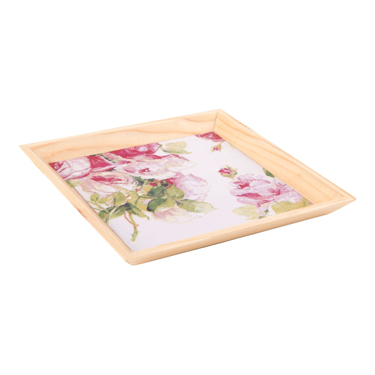 Wooden Tray, Decoupage Tray, Serving Tray