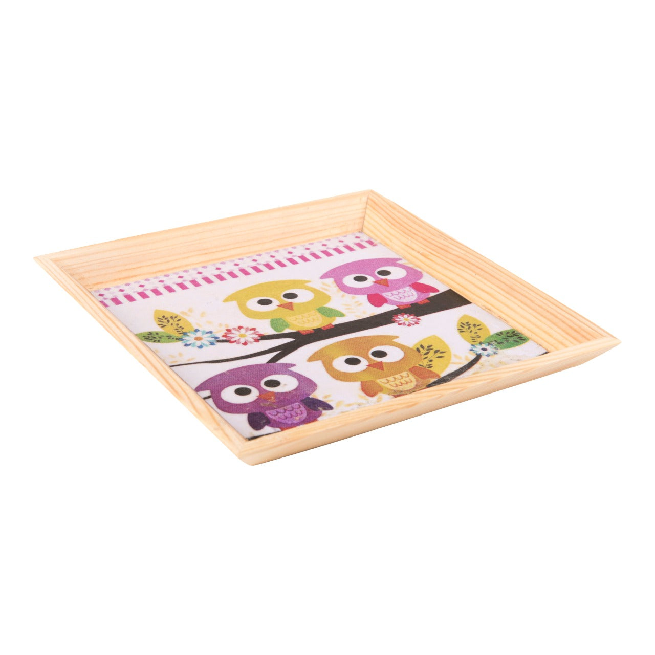 Wooden Tray, Decoupage Tray, Serving Tray