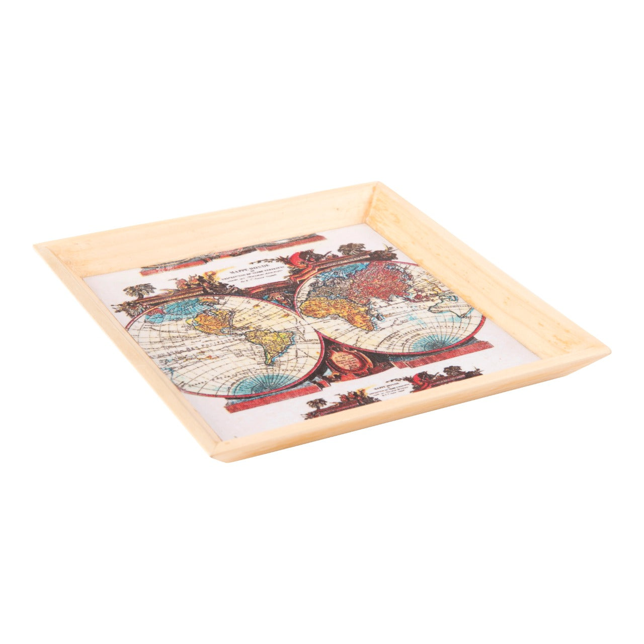 Wooden Tray, Decoupage Tray, Serving Tray