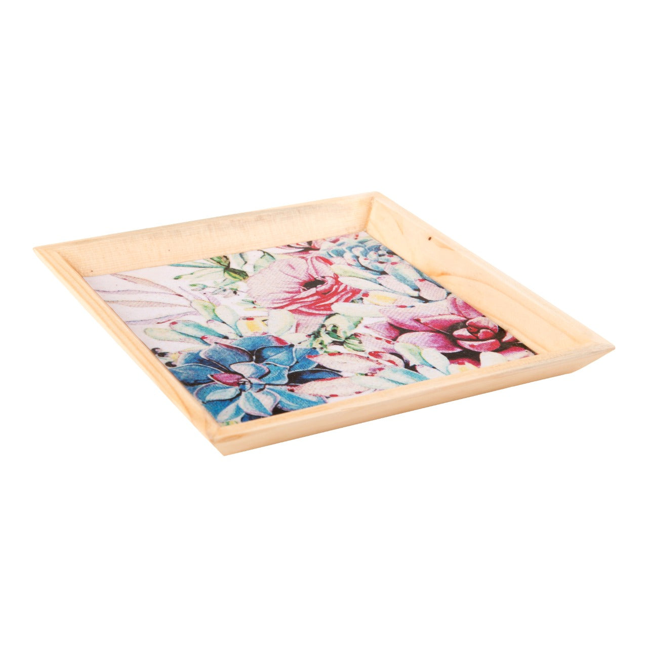 Wooden Tray, Decoupage Tray, Serving Tray