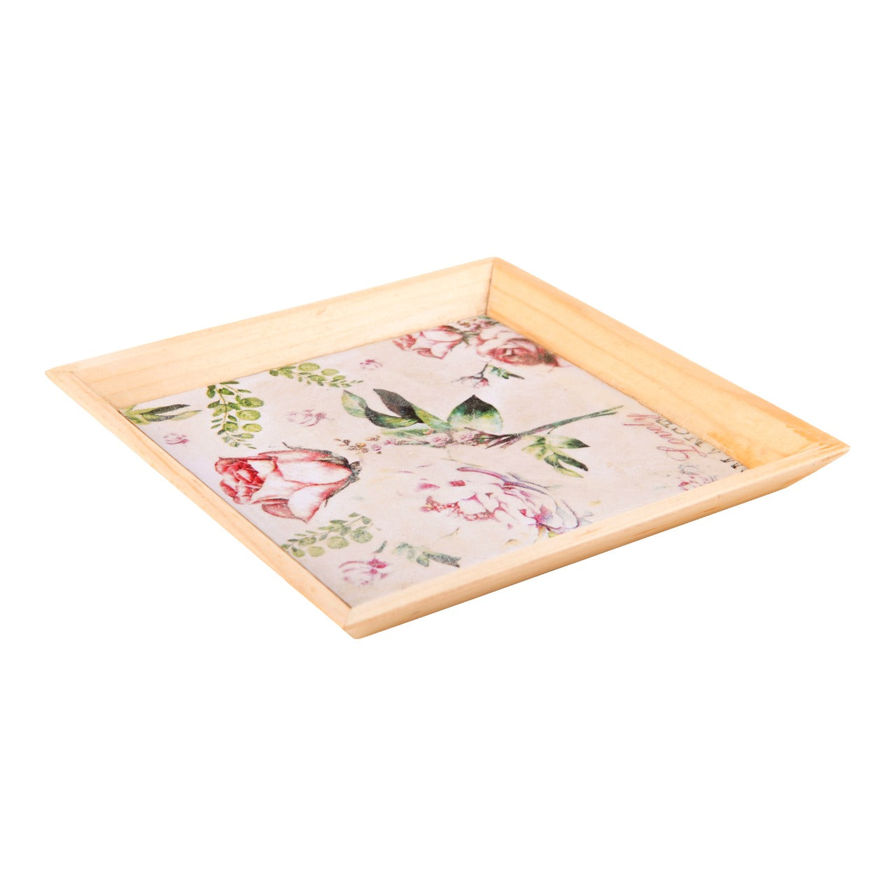 Wooden Tray, Decoupage Tray, Serving Tray