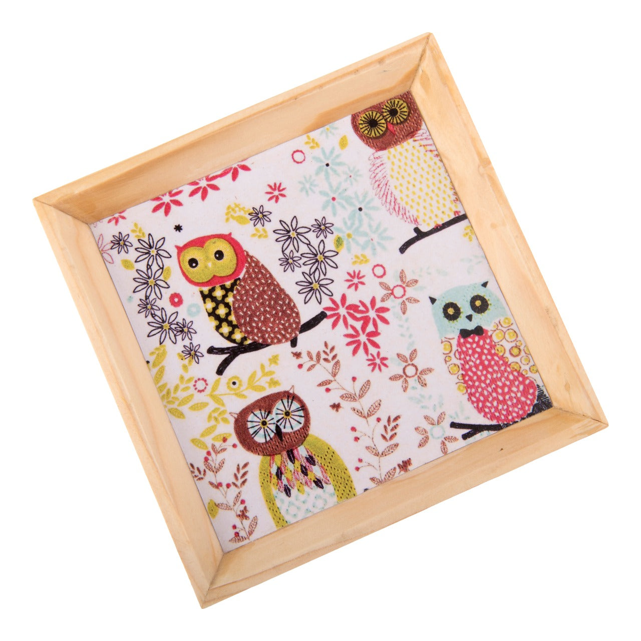 Wooden Tray, Decoupage Tray, Serving Tray