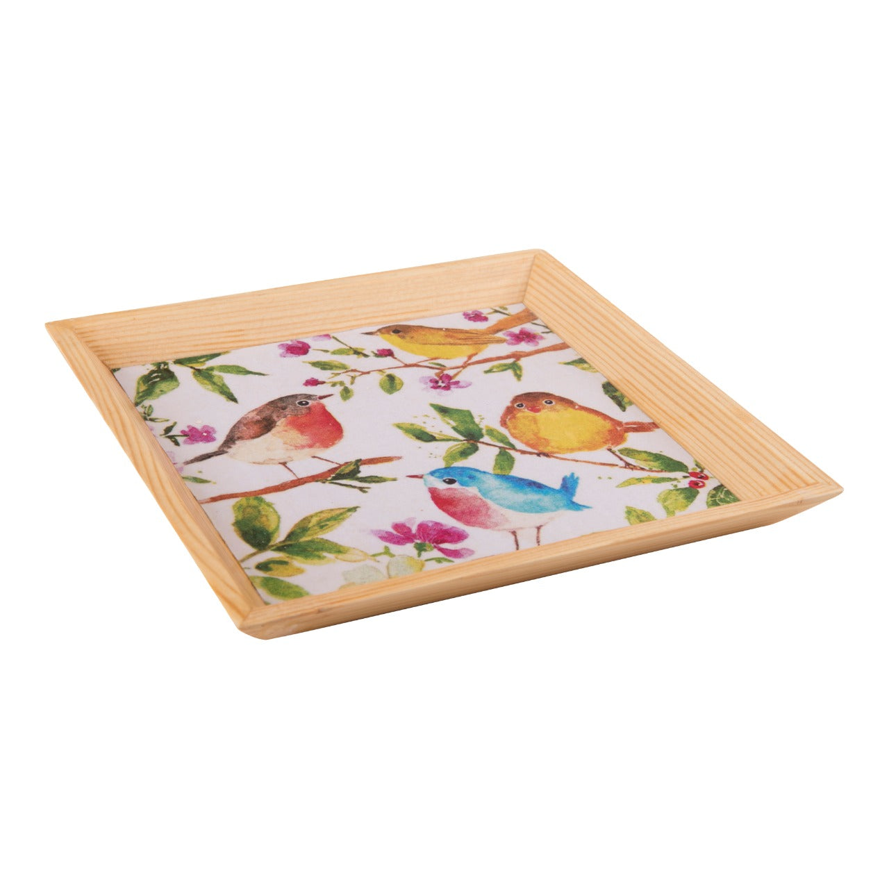 Wooden Tray, Decoupage Tray, Serving Tray