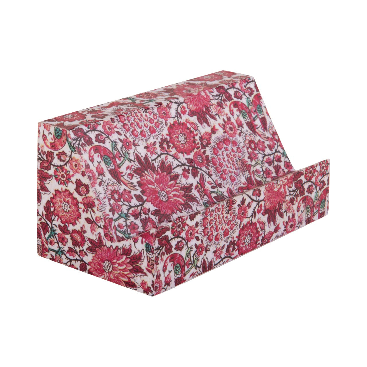 A Tiny Mistake Red Spring Floral Phone Stand for Charging and Watching Videos