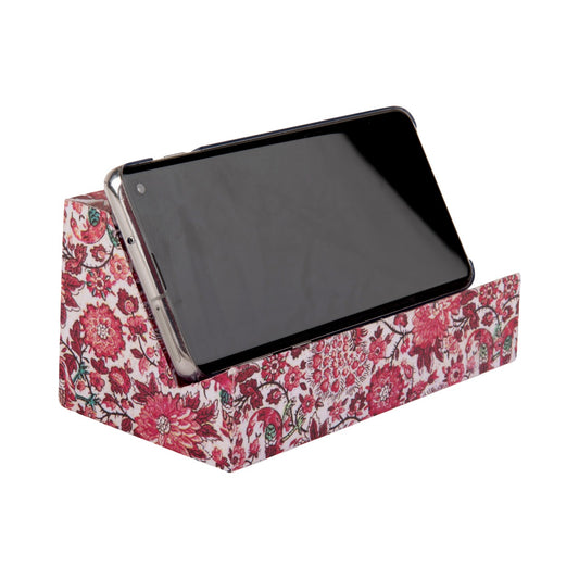 A Tiny Mistake Red Spring Floral Phone Stand for Charging and Watching Videos