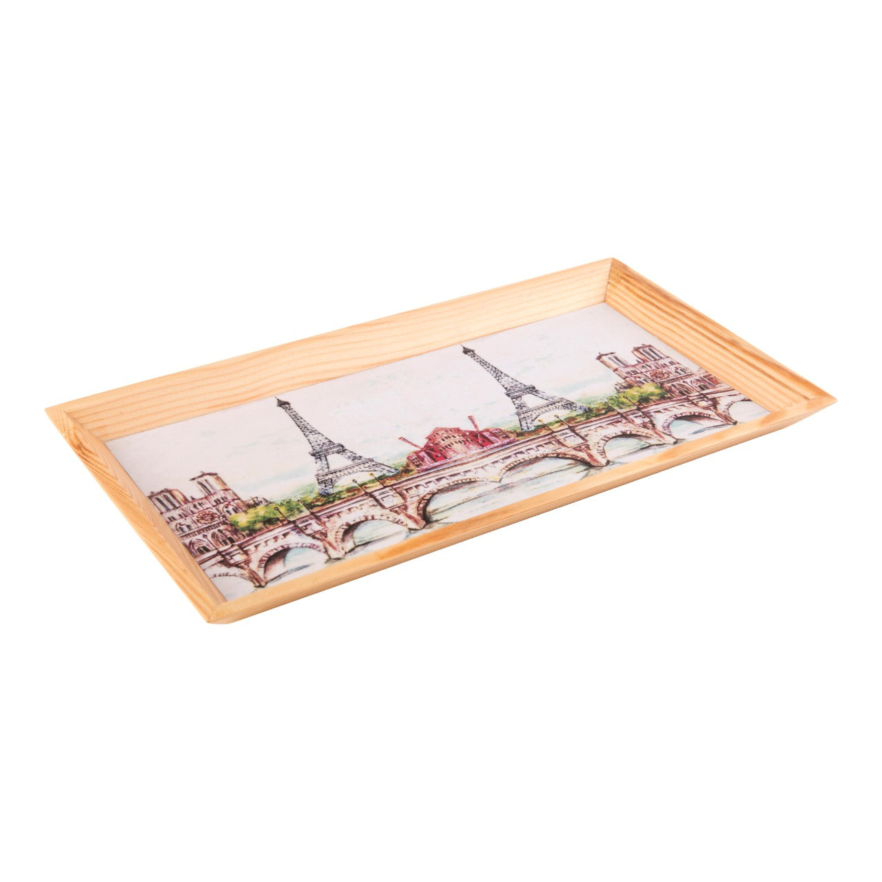 Wooden Tray, Decoupage Tray, Serving Tray