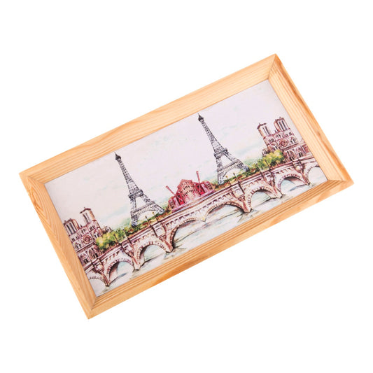 Wooden Tray, Decoupage Tray, Serving Tray