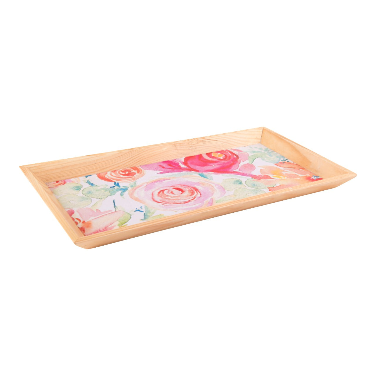 Wooden Tray, Decoupage Tray, Serving Tray