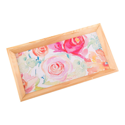 Wooden Tray, Decoupage Tray, Serving Tray
