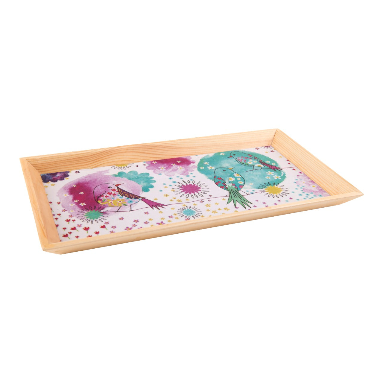 Wooden Tray, Decoupage Tray, Serving Tray