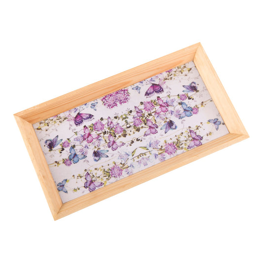 Wooden Tray, Decoupage Tray, Serving Tray
