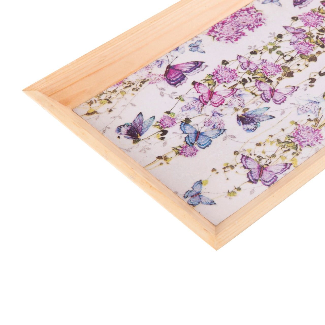 Wooden Tray, Decoupage Tray, Serving Tray