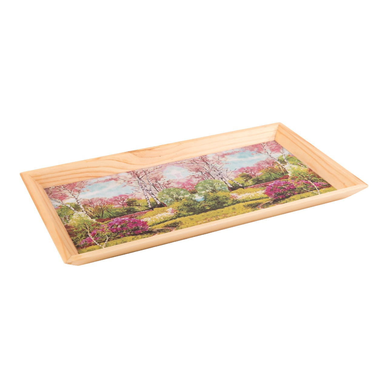Wooden Tray, Decoupage Tray, Serving Tray