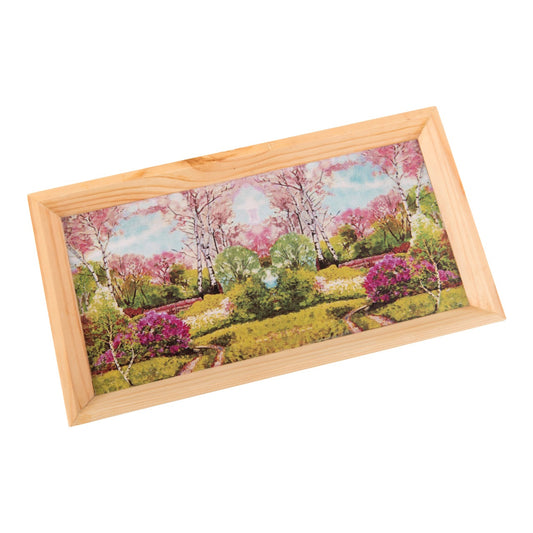 Wooden Tray, Decoupage Tray, Serving Tray